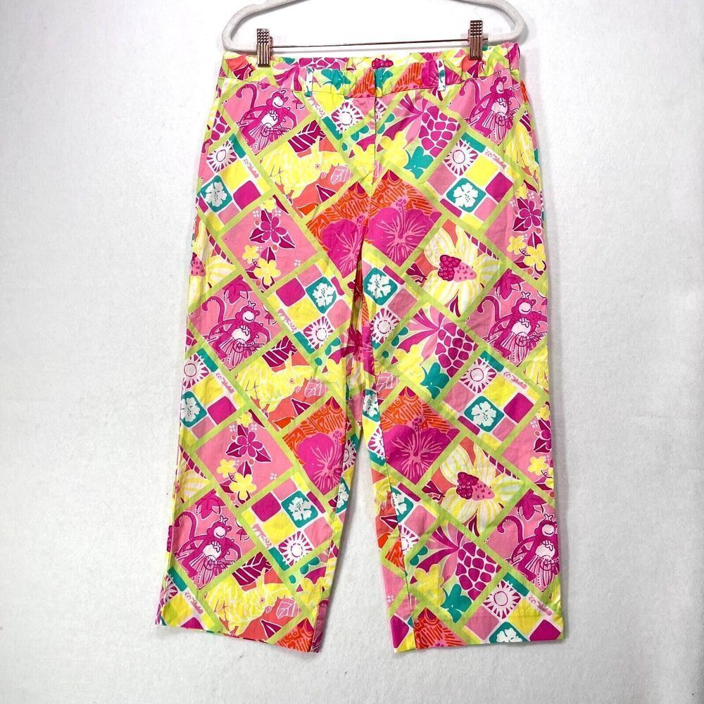 Lilly Pulitzer Colorful Cropped Pants